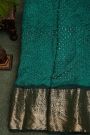 Bandhani Silk Light Green Saree