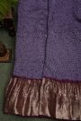 Bandhani Silk Purple Saree