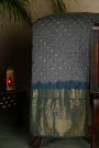 Bandhani Silk Grey Saree