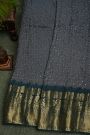 Bandhani Silk Grey Saree