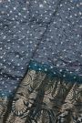 Bandhani Silk Grey Saree