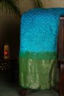 Bandhani Silk Sky Blue Saree