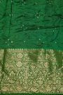 Bandhani Silk Sky Blue Saree