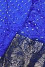 Bandhani Silk Blue Saree