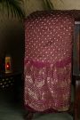 Bandhani Silk Brown Saree