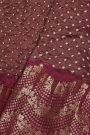 Bandhani Silk Brown Saree