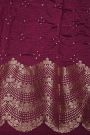 Bandhani Silk Brown Saree