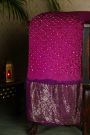 Bandhani Silk Pink Saree