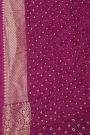 Bandhani Silk Pink Saree