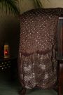 Bandhani Silk Brown Saree
