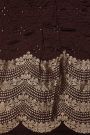 Bandhani Silk Brown Saree