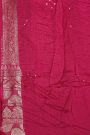 Bandhani Silk Orange Saree
