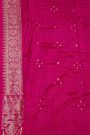 Bandhani Silk Pink Saree