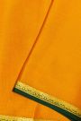 Mysore Crepe Mustard Saree