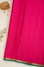 Mysore Crepe Rani Pink Saree