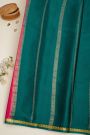 Mysore Crepe Rani Pink Saree