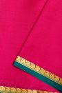 Mysore Crepe Rani Pink Saree