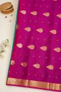 Mysore Crepe Sky Blue Saree