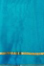 Mysore Crepe Royal Blue Saree