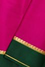 Mysore Crepe Magenta Saree