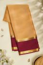 Mysore Crepe Cream Saree