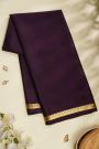 Mysore Crepe Wine Saree