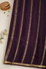 Mysore Crepe Wine Saree