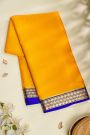 Mysore Crepe Mustard Saree