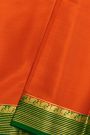 Mysore Crepe Red Saree