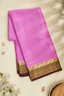 Mysore Crepe Pink Saree