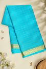 Mysore Crepe Sky Blue Saree