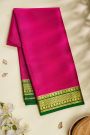 Mysore Crepe Magenta Saree