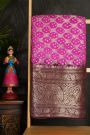 Bandhani Silk Pink Saree