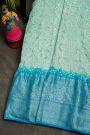 Bandhani Silk Sky Blue Saree
