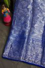 Bandhani Silk Blue Saree
