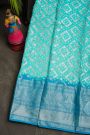 Bandhani Silk Sky Blue Saree