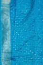 Bandhani Silk Sky Blue Saree