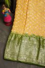 Bandhani Silk Mustard Saree