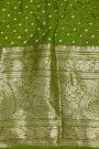 Bandhani Silk Mustard Saree