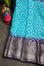 Bandhani Silk Sky Blue Saree