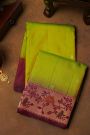 Coimbatore Soft Silk Parrot Green Saree