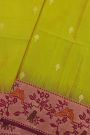 Coimbatore Soft Silk Parrot Green Saree