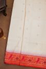 Coimbatore Soft Silk Off White Saree