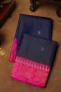 Coimbatore Soft Silk Navy Blue Saree