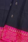 Coimbatore Soft Silk Navy Blue Saree