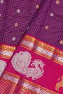 Gadwal Silk Purple Saree