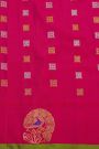 Gadwal Silk Peach Saree