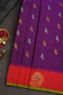 Gadwal Silk Violet Saree