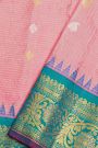 Gadwal Silk Pink Saree