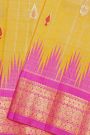 Gadwal Silk Yellow Saree